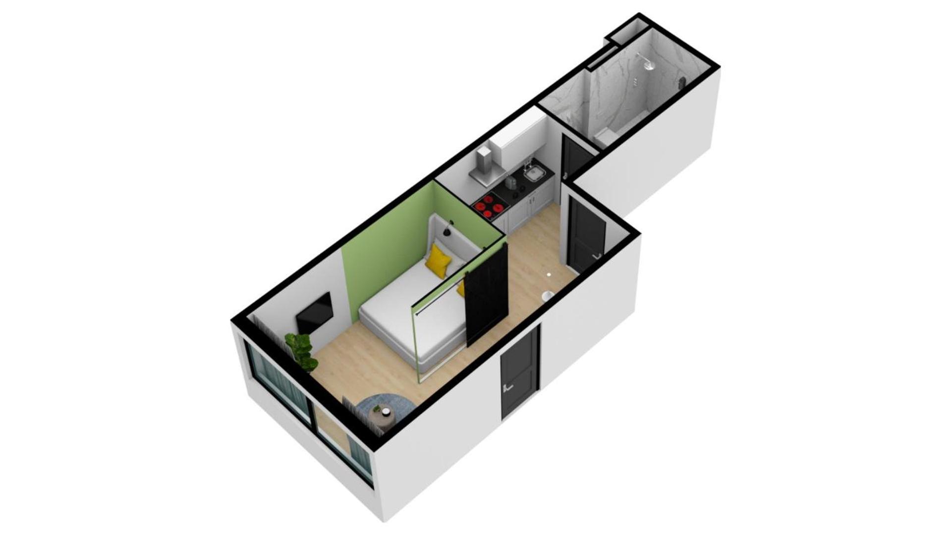 אמסטלבין Cityden Zuidas חדר תמונה