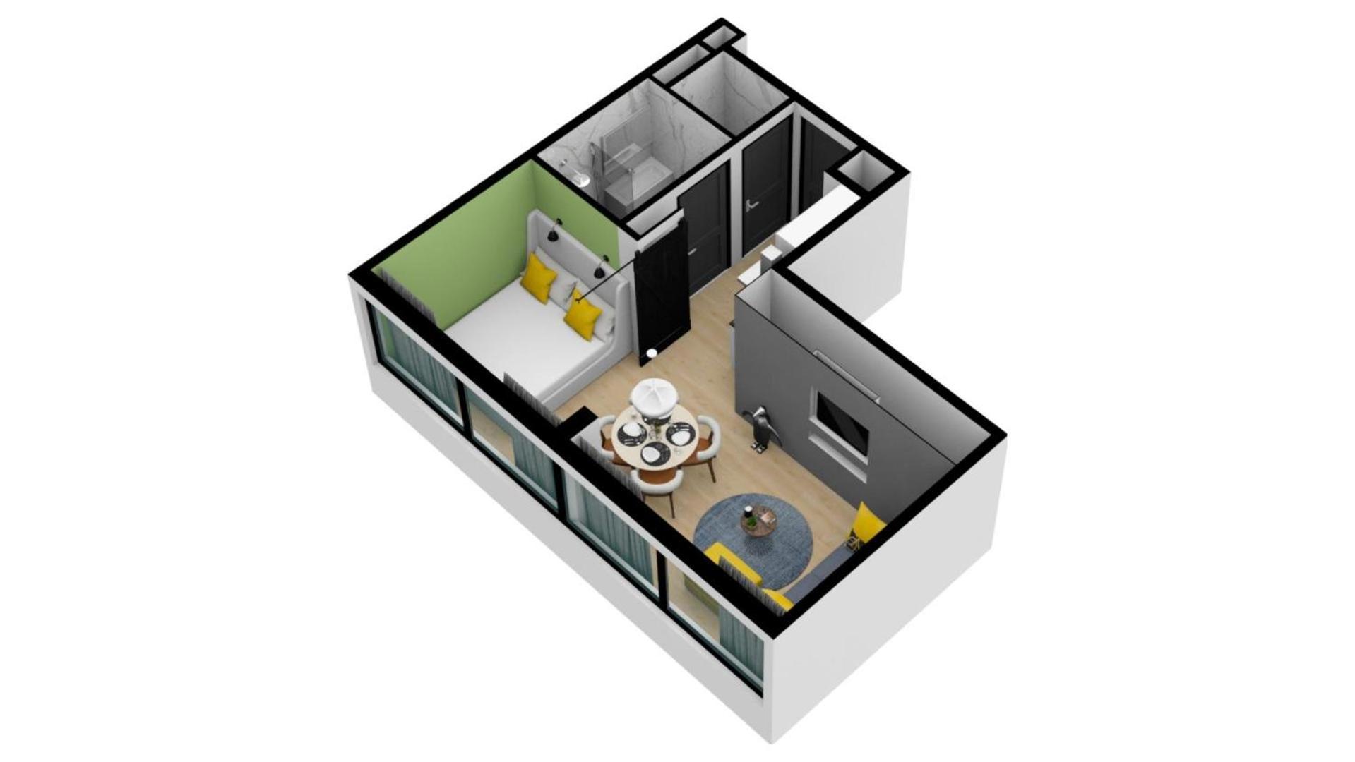 אמסטלבין Cityden Zuidas חדר תמונה
