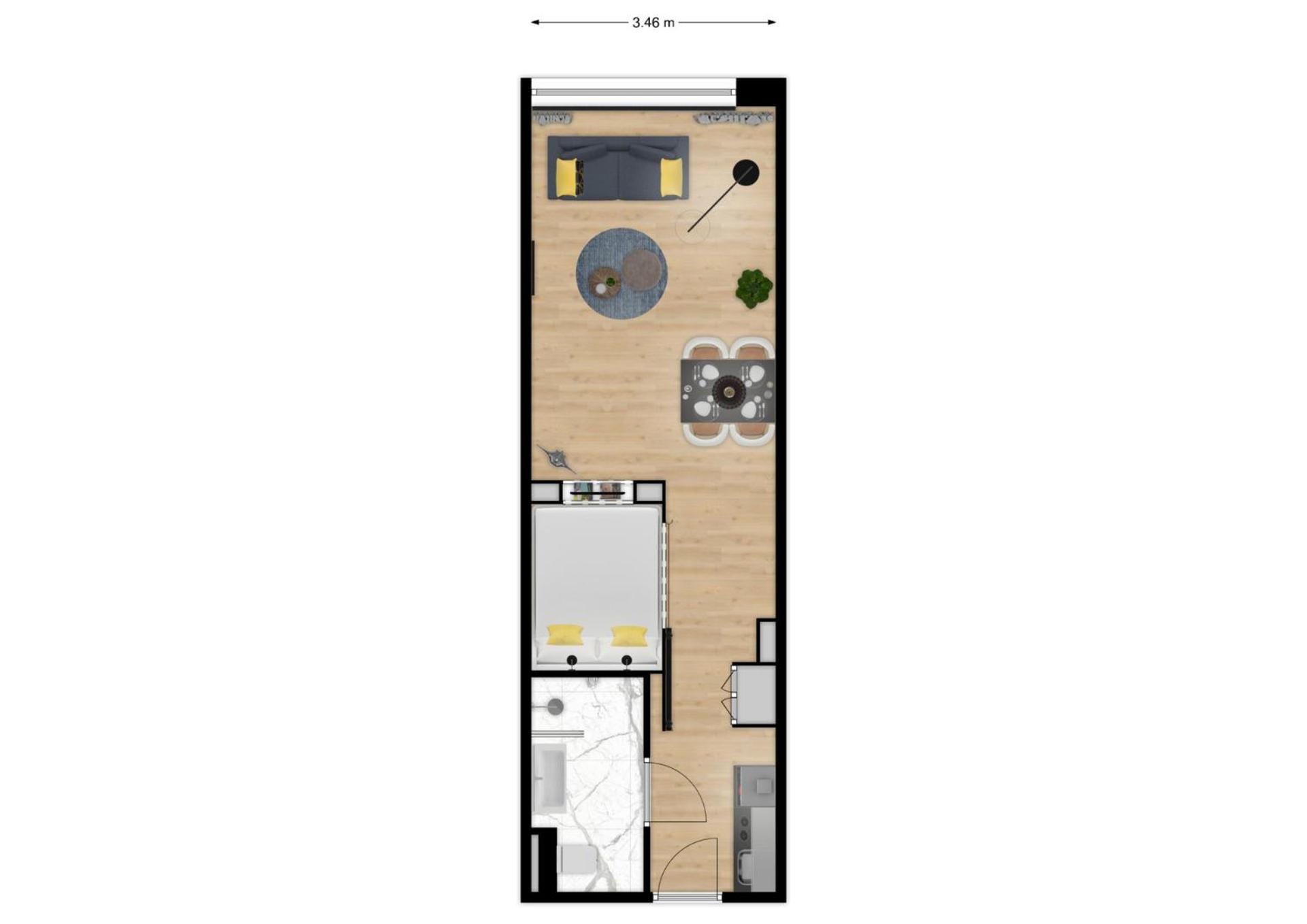 אמסטלבין Cityden Zuidas חדר תמונה